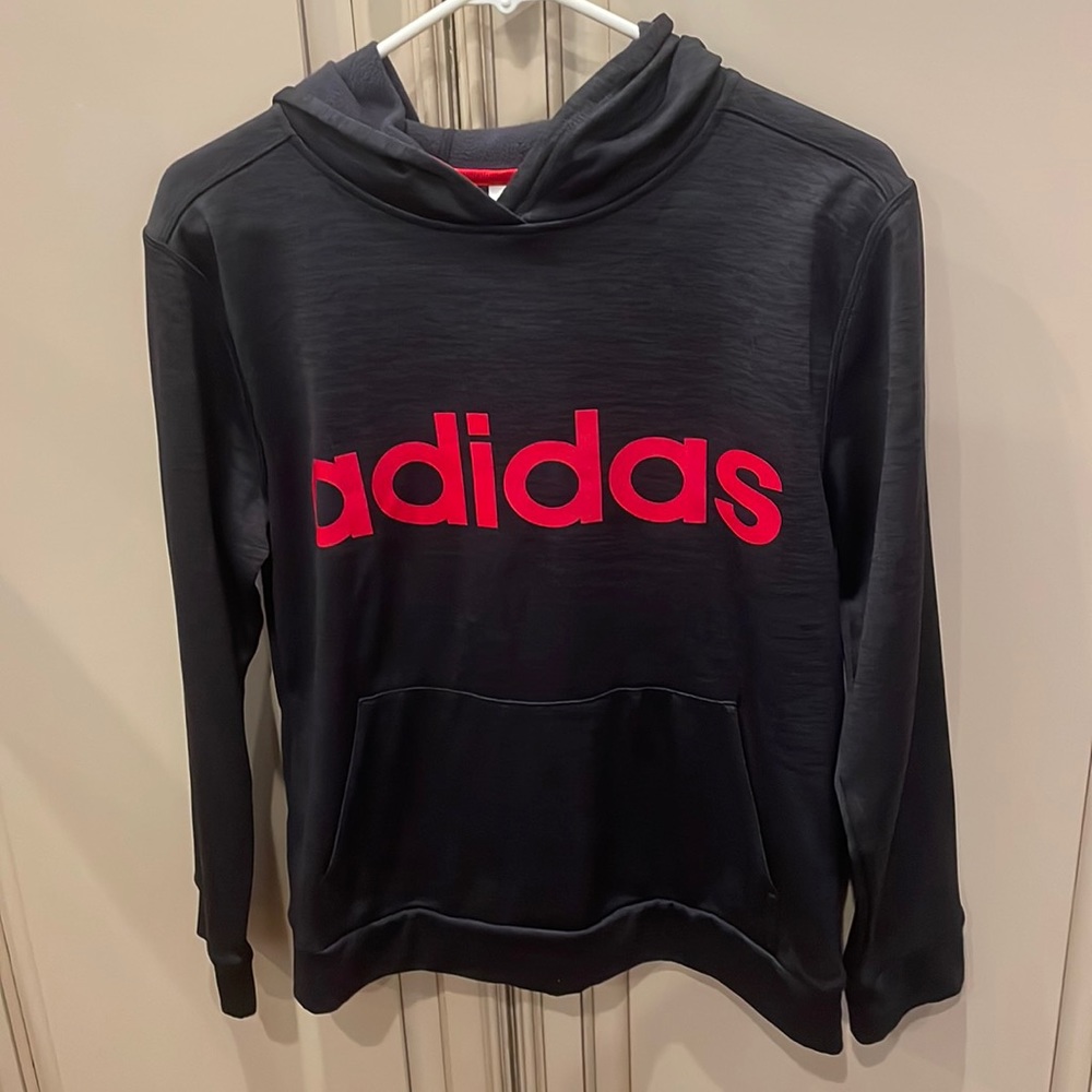 Adidas hoodie, charcoal color